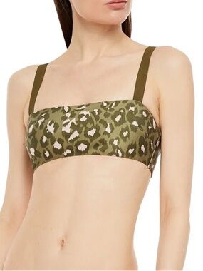 Zimmermann Carnaby Leopard Bandeau Bikini Top